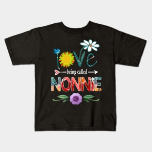 nonnie i love being called nonnie Kids T-Shirt